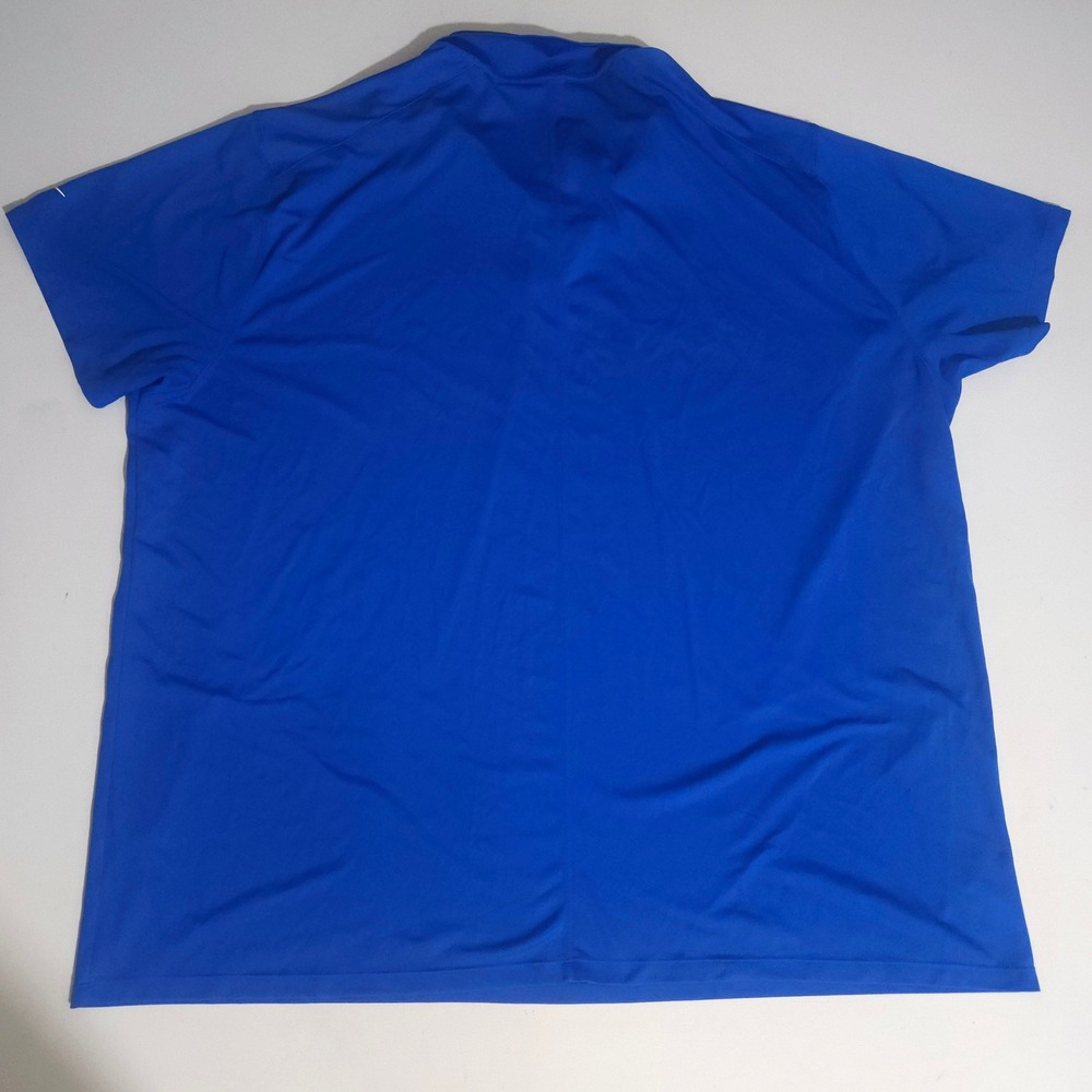 Nike Dri-FIT Mens 4XL Royal Blue Short Sleeve Golf Performance Polo Shirt - Picture 2 of 5